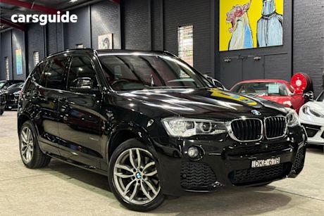 Black 2016 BMW X3 Wagon Xdrive 20D