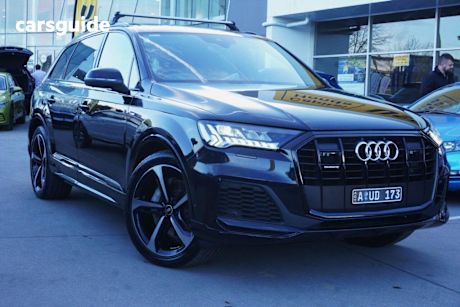 Black 2021 Audi Q7 Wagon 50 TDI Quattro S Line Mhev
