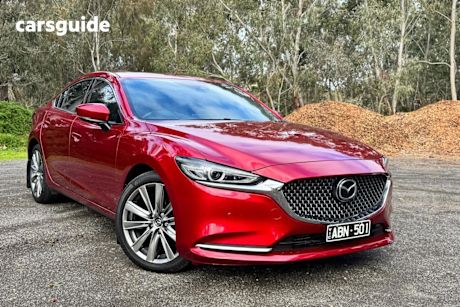 Red 2020 Mazda 6 Sedan Atenza