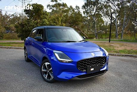 Blue 2025 Suzuki Swift Hatchback Hybrid GLX