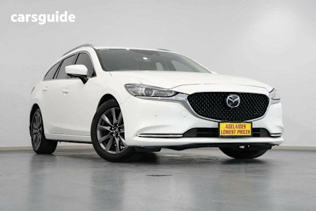 White 2021 Mazda 6 Wagon Touring