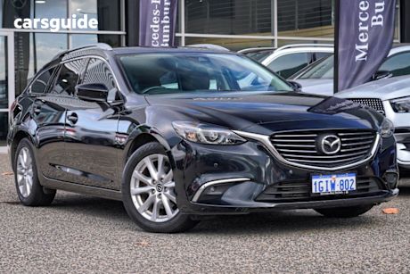 Black 2017 Mazda 6 Wagon Touring