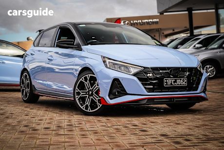 Blue 2025 Hyundai I20 Hatchback N