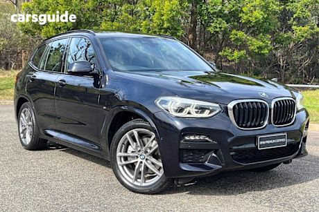 Black 2020 BMW X3 Wagon Sdrive20I M Sport