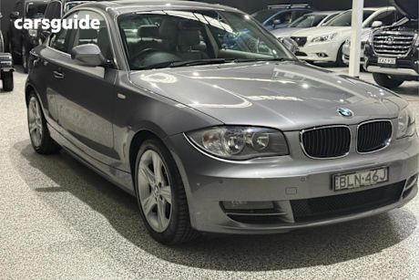 Grey 2009 BMW 123D Coupe