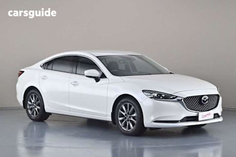 White 2020 Mazda 6 Sedan Sport