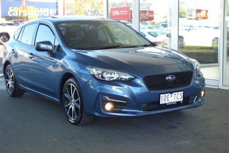 Blue 2018 Subaru Impreza Hatchback 2.0I Premium (awd)