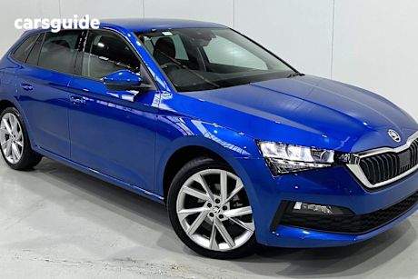 Blue 2023 Skoda Scala Hatchback Ambition 85TSI