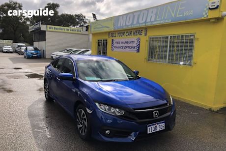 Blue 2016 Honda Civic Sedan VTI-S