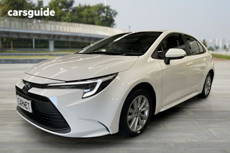White 2023 Toyota Corolla Sedan Ascent Sport + Conv PK Hybrid