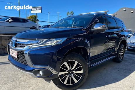 Blue 2018 Mitsubishi Pajero Sport Wagon GLS (4X4) 7 Seat
