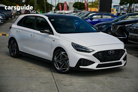 White 2025 Hyundai I30 Hatchback N Line PRM Mhev