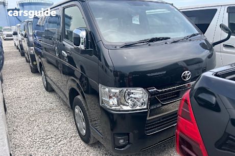 Black 2023 Toyota HiAce Commercial LWB GL