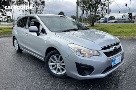 Silver 2013 Subaru Impreza Hatchback 2.0I (awd)