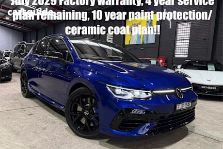 Blue 2023 Volkswagen Golf Hatchback R 4Motion 20 Years