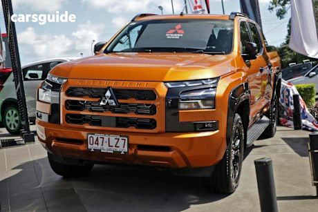 Orange 2024 Mitsubishi Triton Double Cab Pick Up GSR (4X4) 1T Payload