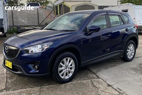 Blue 2013 Mazda CX-5 Wagon Maxx Sport (4X4)