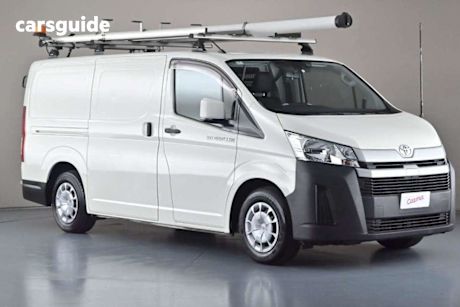 White 2019 Toyota Hiace Van LWB