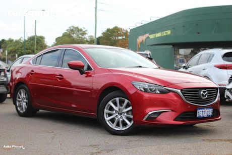 Red 2015 Mazda 6 Sedan Touring