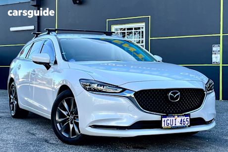 White 2019 Mazda 6 Wagon Sport (5YR)