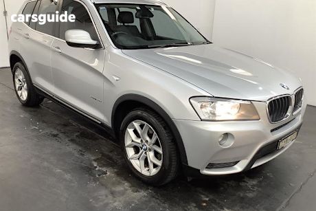 Silver 2011 BMW X3 Wagon Xdrive 20D Lifestyle