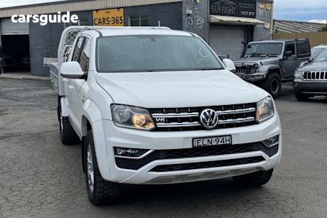 White 2017 Volkswagen Amarok Dual Cab Utility V6 TDI Sportline