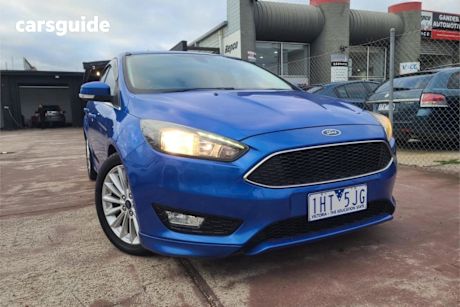 Blue 2016 Ford Focus Hatchback Sport
