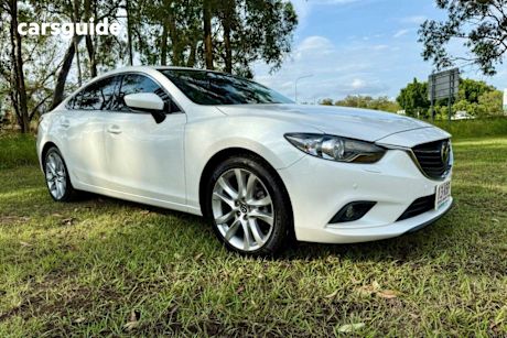 White 2014 Mazda 6 Sedan Atenza