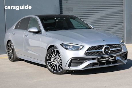 Silver 2022 Mercedes-Benz C300 Sedan Mhev
