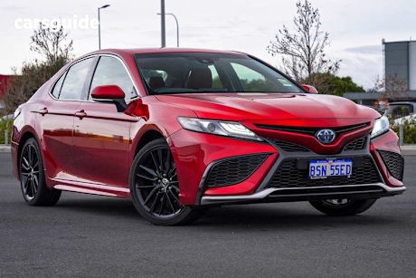 Red 2024 Toyota Camry Sedan SX Hybrid