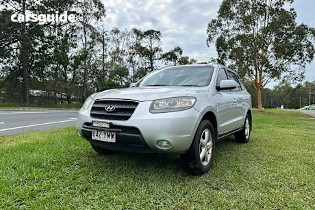 Silver 2008 Hyundai Santa FE Wagon SLX Crdi (4X4)