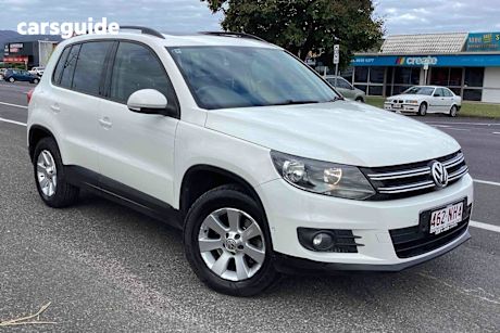 White 2012 Volkswagen Tiguan Wagon 132 TSI Pacific