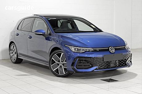 Blue 2025 Volkswagen Golf Hatchback R-Line