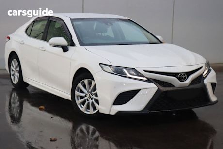 White 2020 Toyota Camry Sedan Ascent