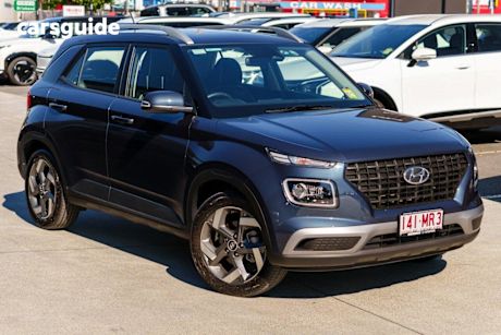 Blue 2024 Hyundai Venue Wagon Active