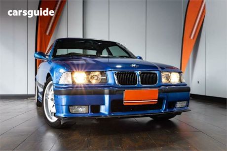 Blue 1996 BMW M3 Coupe