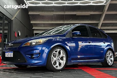 Blue 2010 Ford Focus Hatchback XR5 Turbo