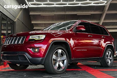 Red 2015 Jeep Grand Cherokee Wagon Limited (4X4)