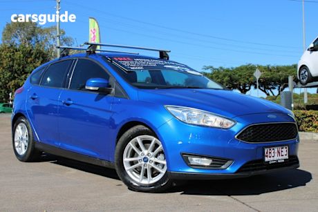 Blue 2016 Ford Focus Hatchback Trend