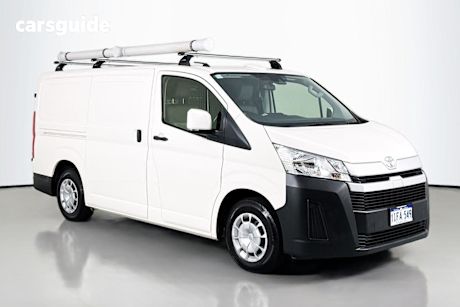 White 2024 Toyota Hiace Van LWB (4 Door Option)
