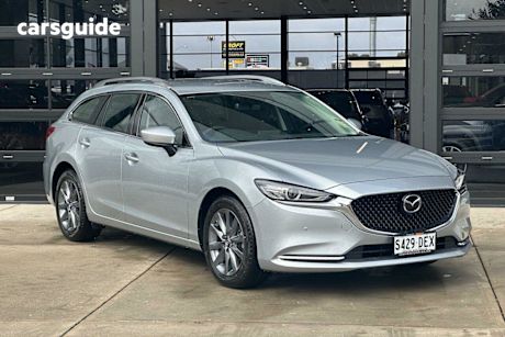 Silver 2024 Mazda 6 Wagon G25 Touring