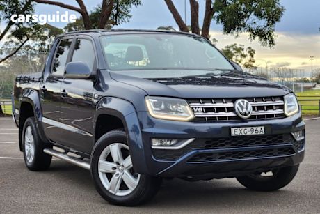 Blue 2019 Volkswagen Amarok Dual Cab Utility V6 TDI 550 Highline
