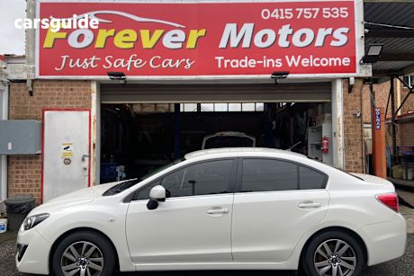 White 2015 Subaru Impreza Sedan 2.0I Premium (awd)