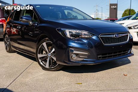 Blue 2017 Subaru Impreza Hatchback 2.0S (awd)