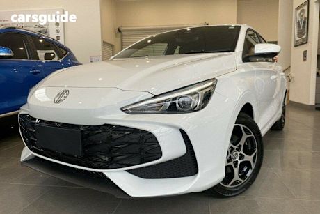 White 2024 MG MG3 Hatch Excite Hybrid+