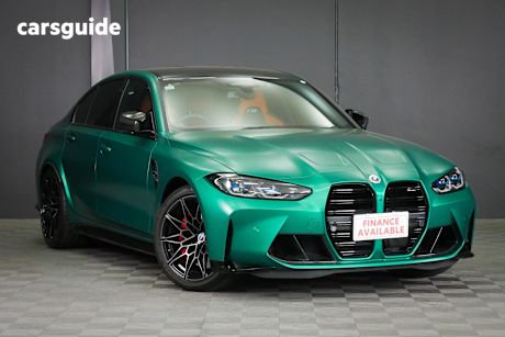 Green 2022 BMW M3 Sedan Competition