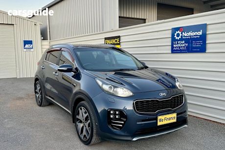 Blue 2016 Kia Sportage Wagon GT-Line (awd)