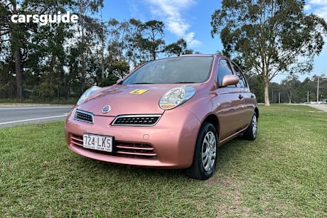 Pink 2008 Nissan Micra Hatchback City Collection