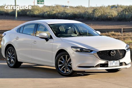 White 2024 Mazda 6 Sedan G25 Sport