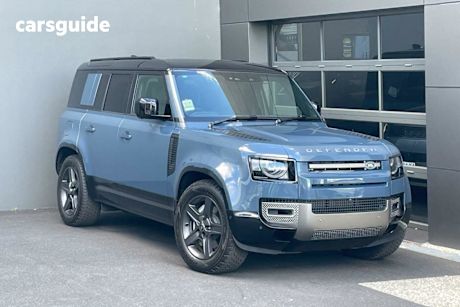 Blue 2024 Land Rover Defender Wagon 110 D300 X-Dynamic SE (220KW)